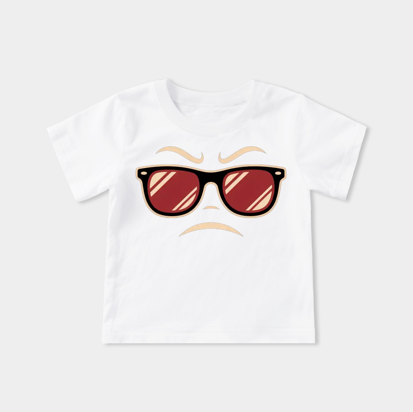 Comic Angry Face Youth Classic T-Shirt