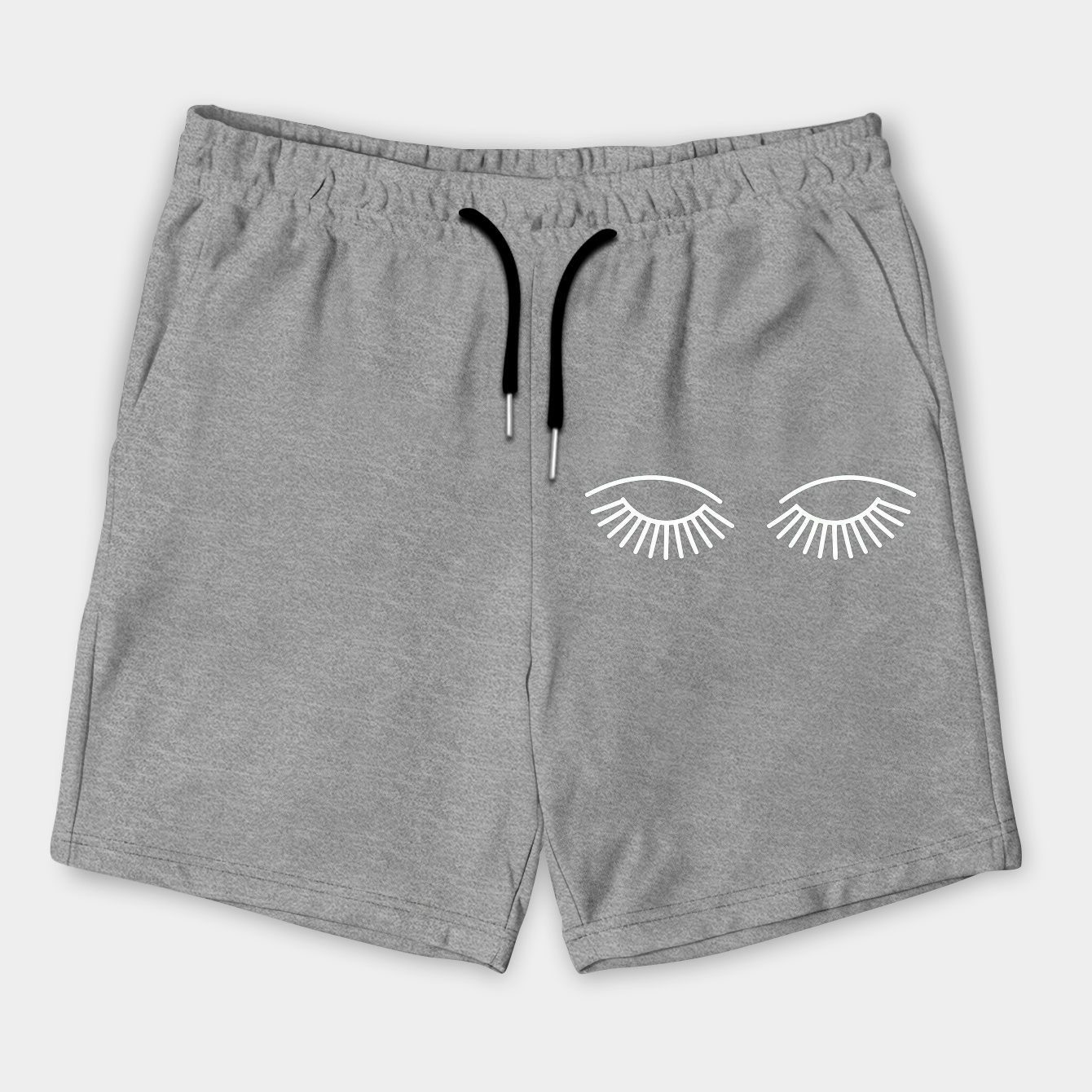 Eye lashes looking down Men's Shorts