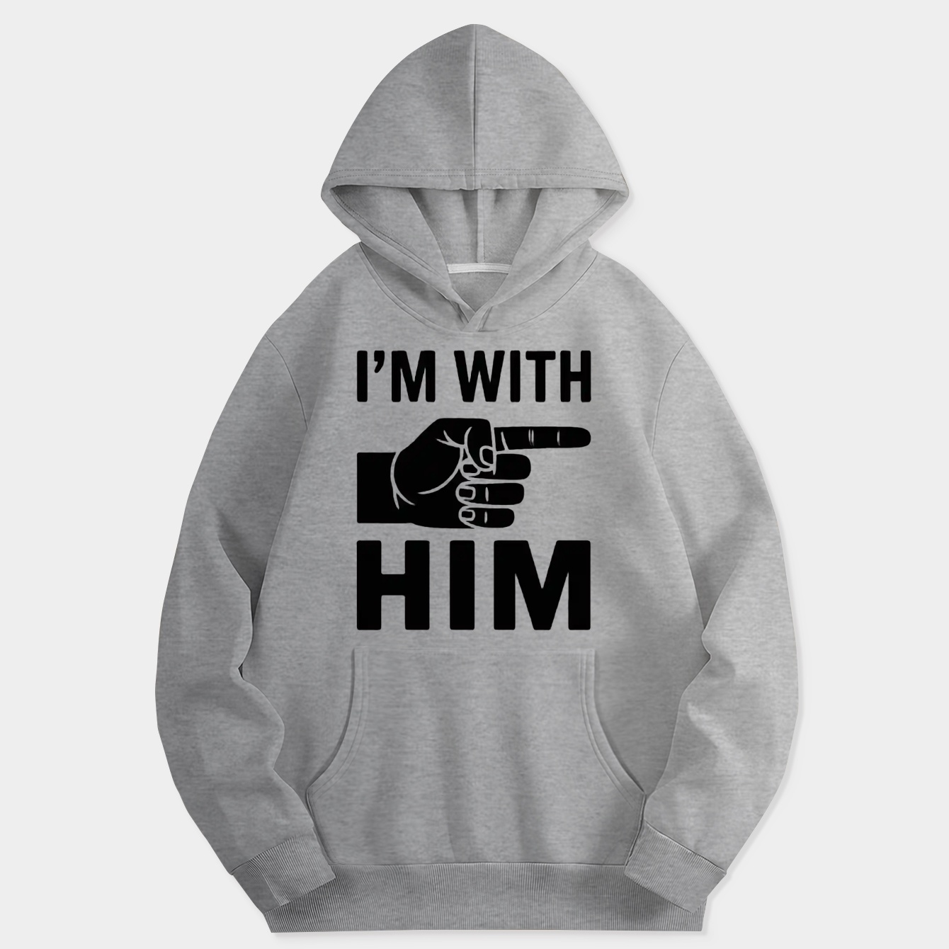I'm With Him Women's Hoodie