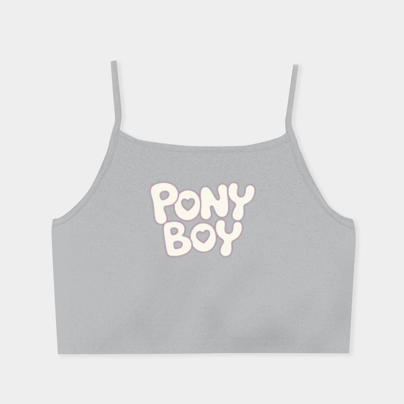 PONY BOY Women's Spaghetti Strap Tank Top