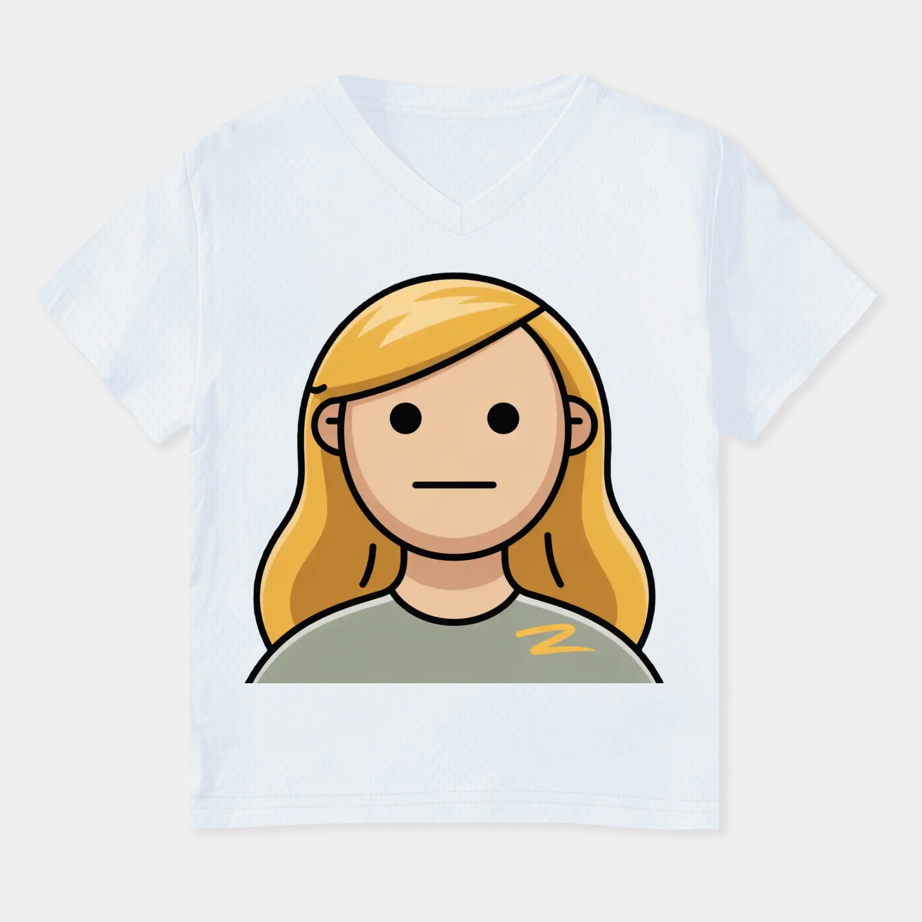 hekiBlank Women's Plus Size V-Neck T-Shirt