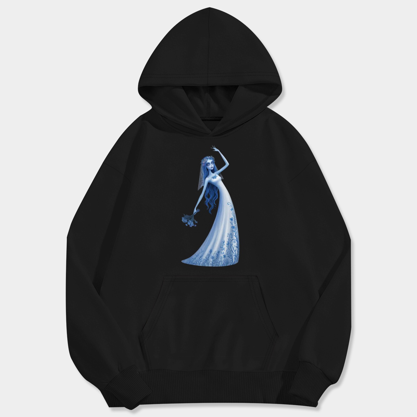 Corpse Bride from Tim Burton Men's Big & Tall Hoodie