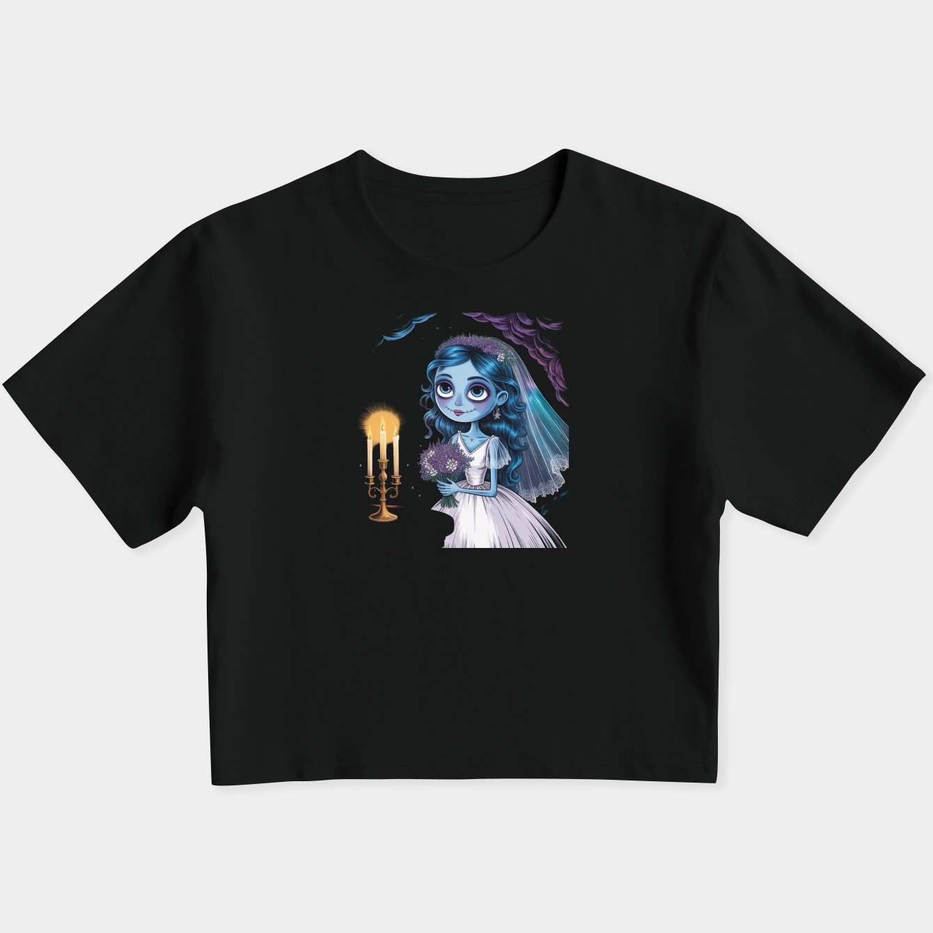 Corpse Bride Women's Slim Fit Baby Tee