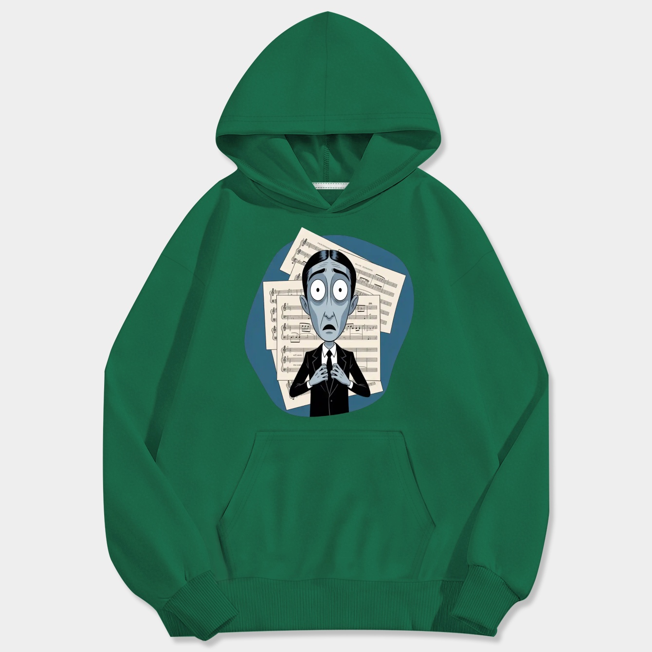 Victor in Panic Men's Big & Tall Hoodie