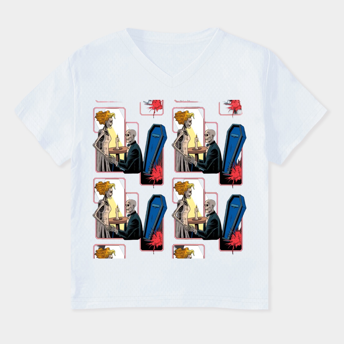 Just Married Corpses Women's Plus Size V-Neck T-Shirt