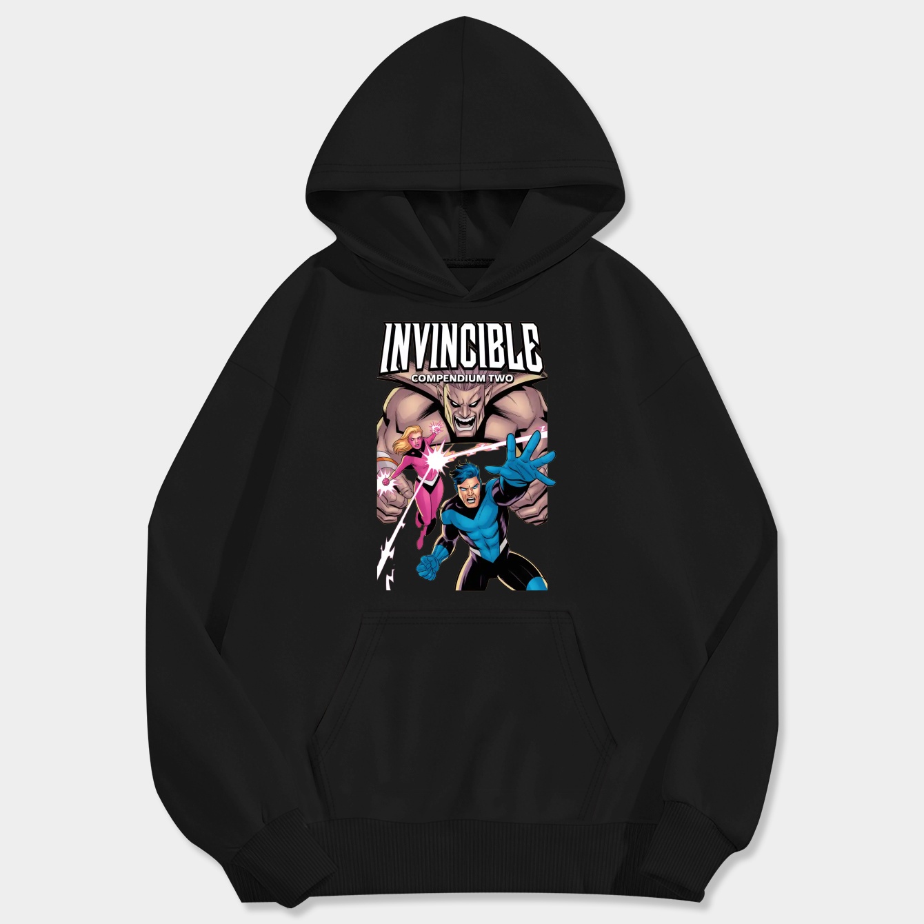 Invincible Conquest Comic Men's Big & Tall Hoodie