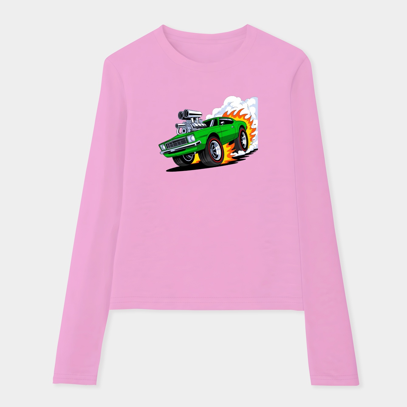 Challenger HELLCAT Sublime Green Women's Soft Long Sleeve T-Shirt