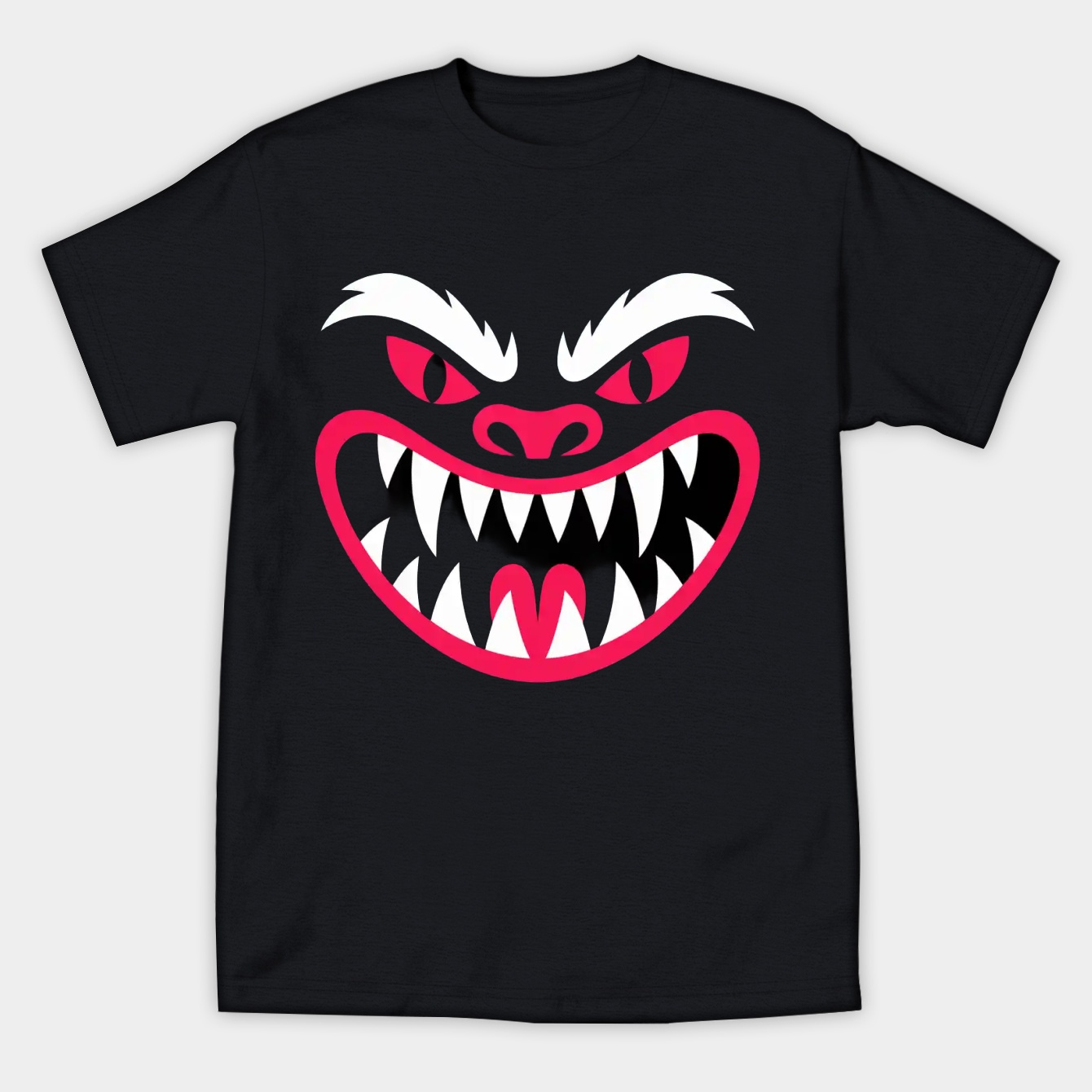 Beast Mode Face, Cool Women's Athletic Performance T-Shirt