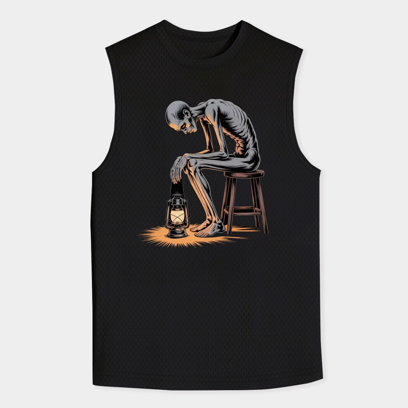 Solitary Lantern Scene