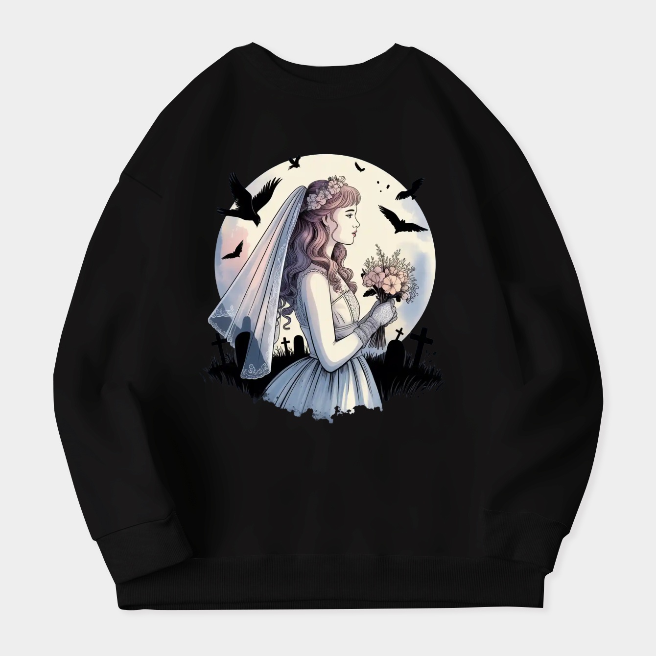 corpse bride Women's Crewneck Sweatshirt