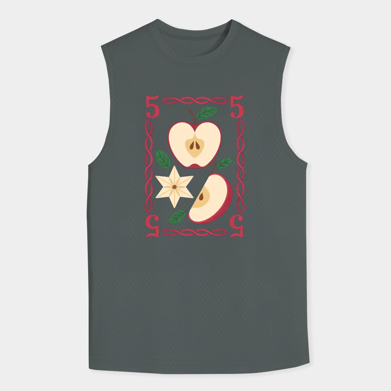 Apple Playing Card Men's Tank Top