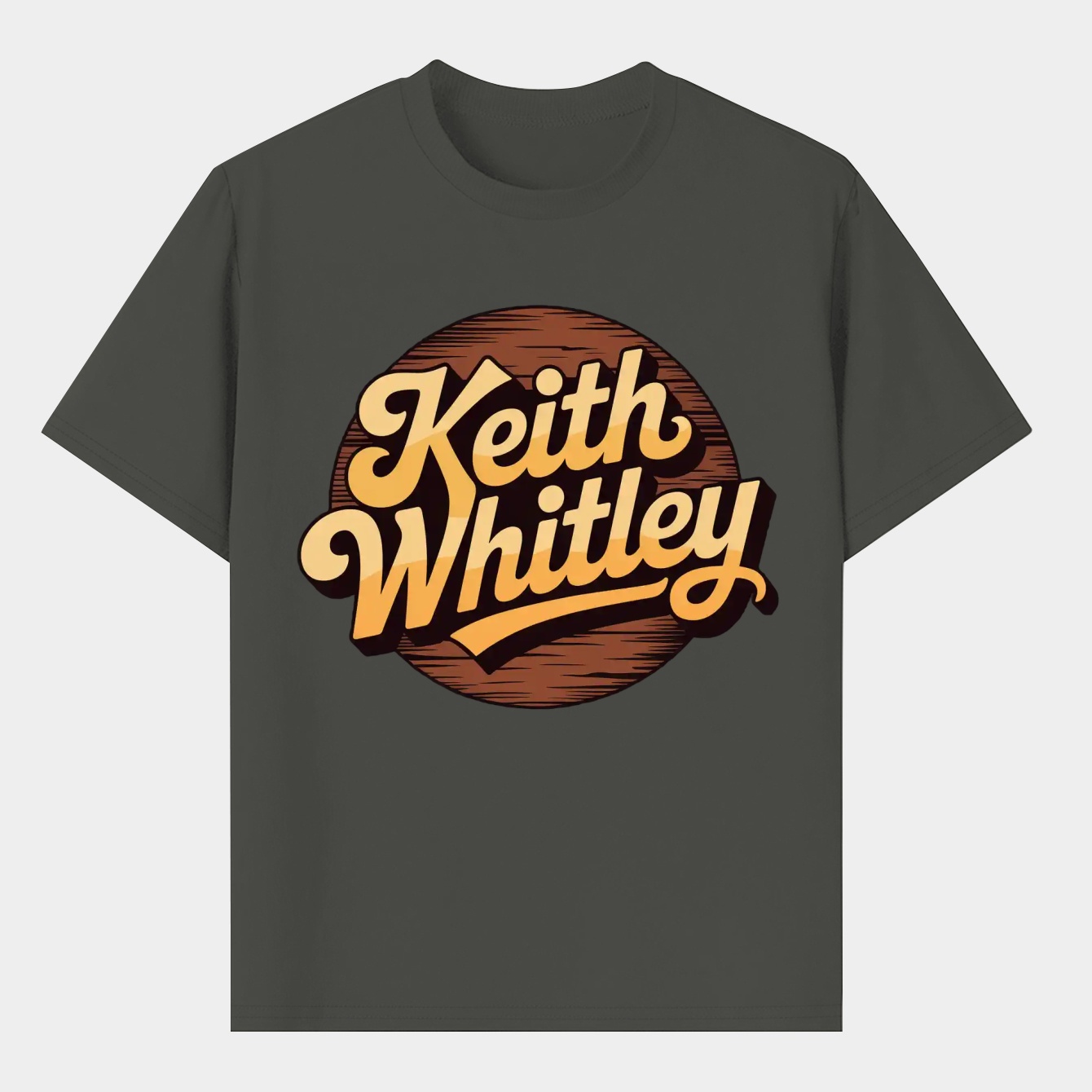 Circle Retro Keith Whitley Men's T-Shirt