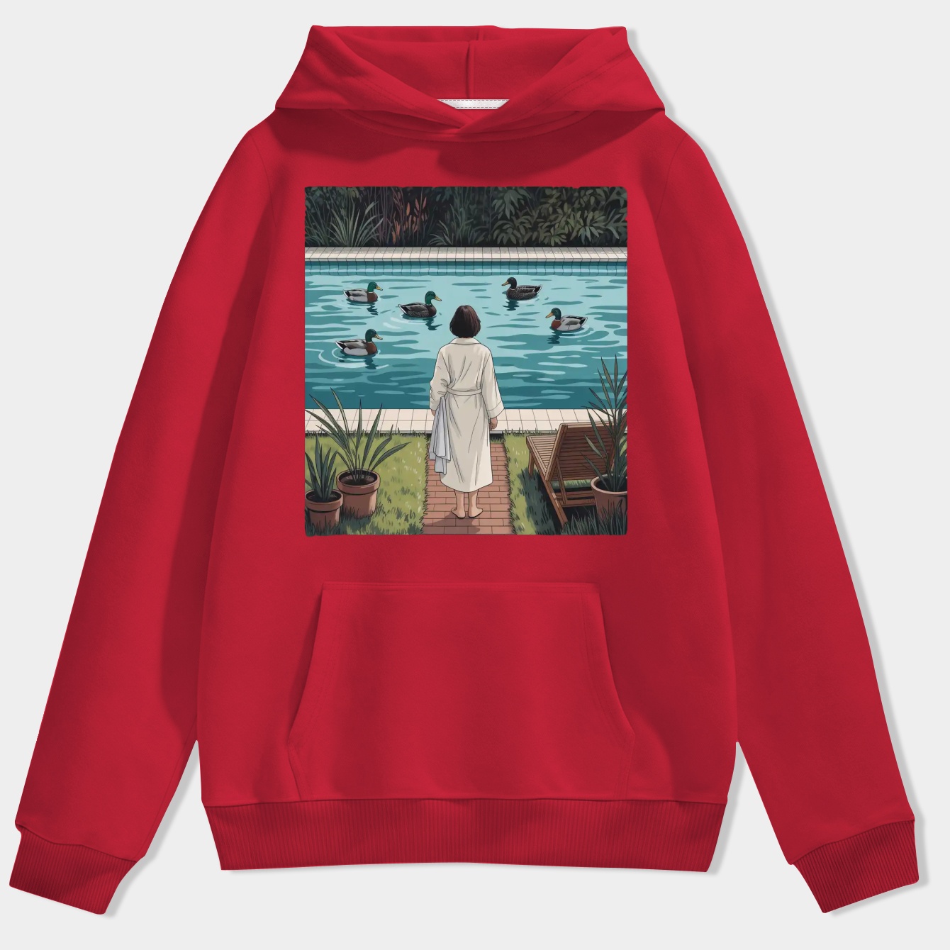 Him, with those ducks... Men's Hoodie
