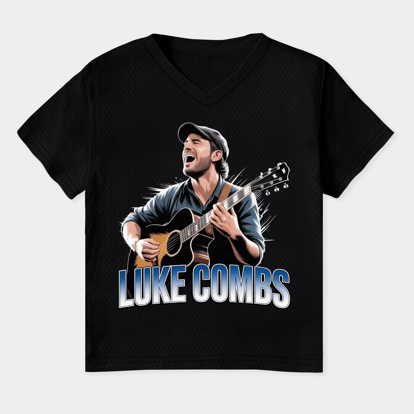 Luke Combs Portrait Women's Plus Size V-Neck T-Shirt