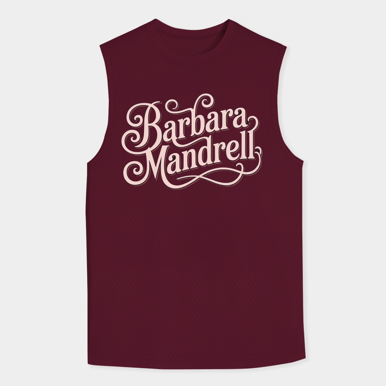 Barbara Mandrell Retro Script Men's Tank Top