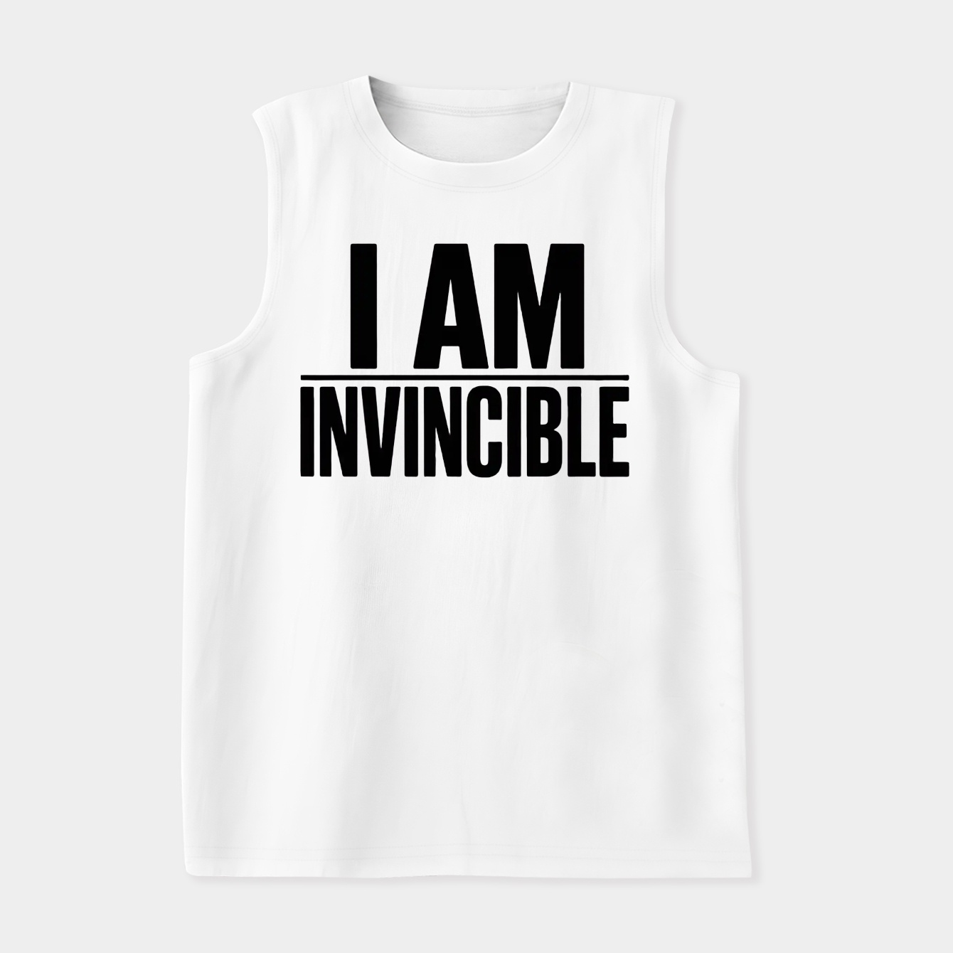 I AM INVINCIBLE Reverse Women's Soft Tank Top