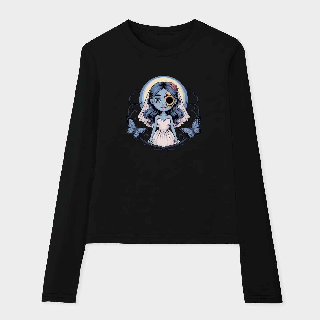 Corpse bride Emily Women's Soft Long Sleeve T-Shirt