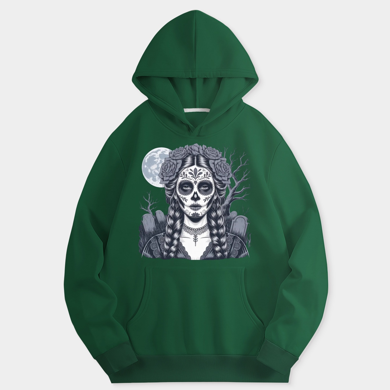Gothic Sugar Skull Women's Hoodie