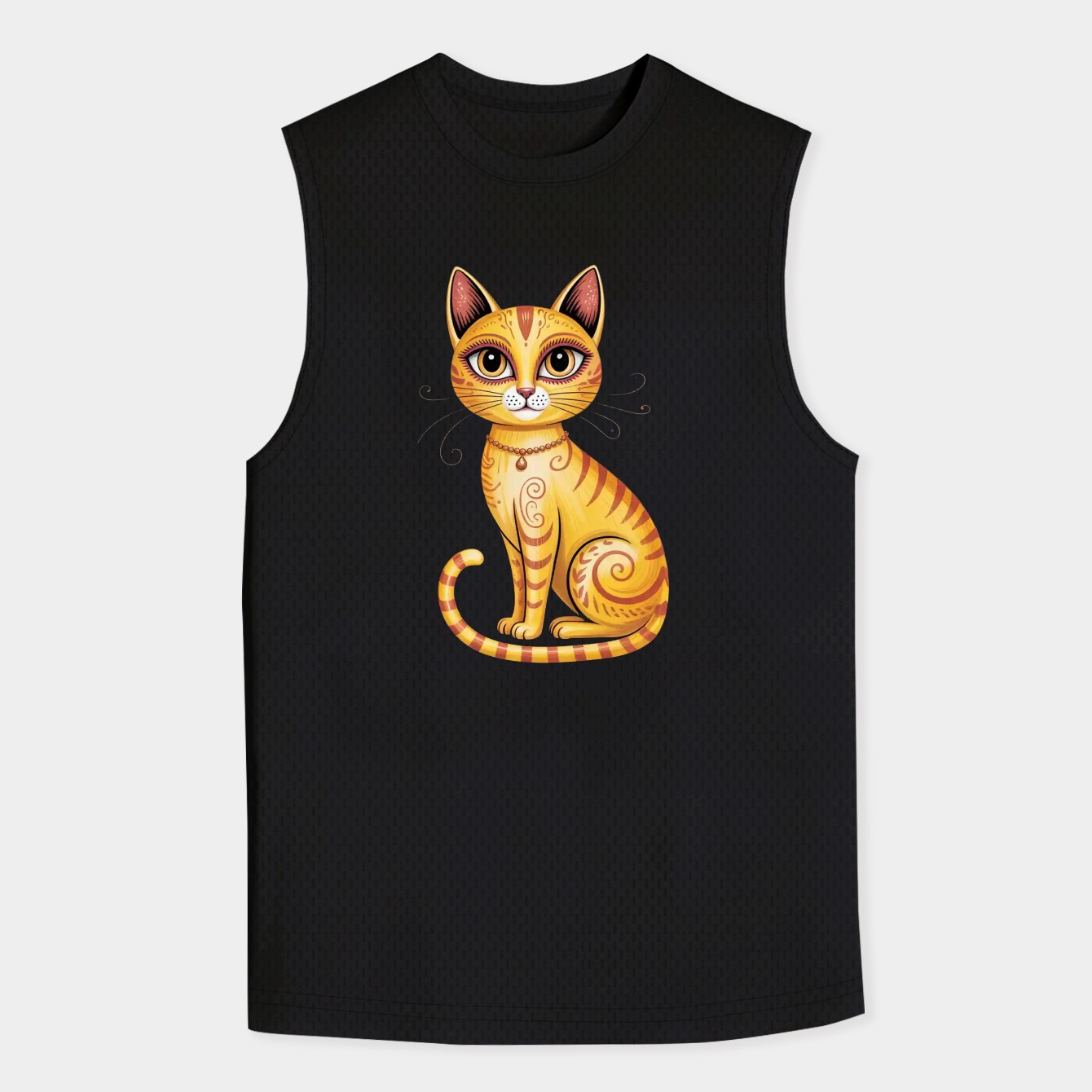 Yellow cat Men's Tank Top