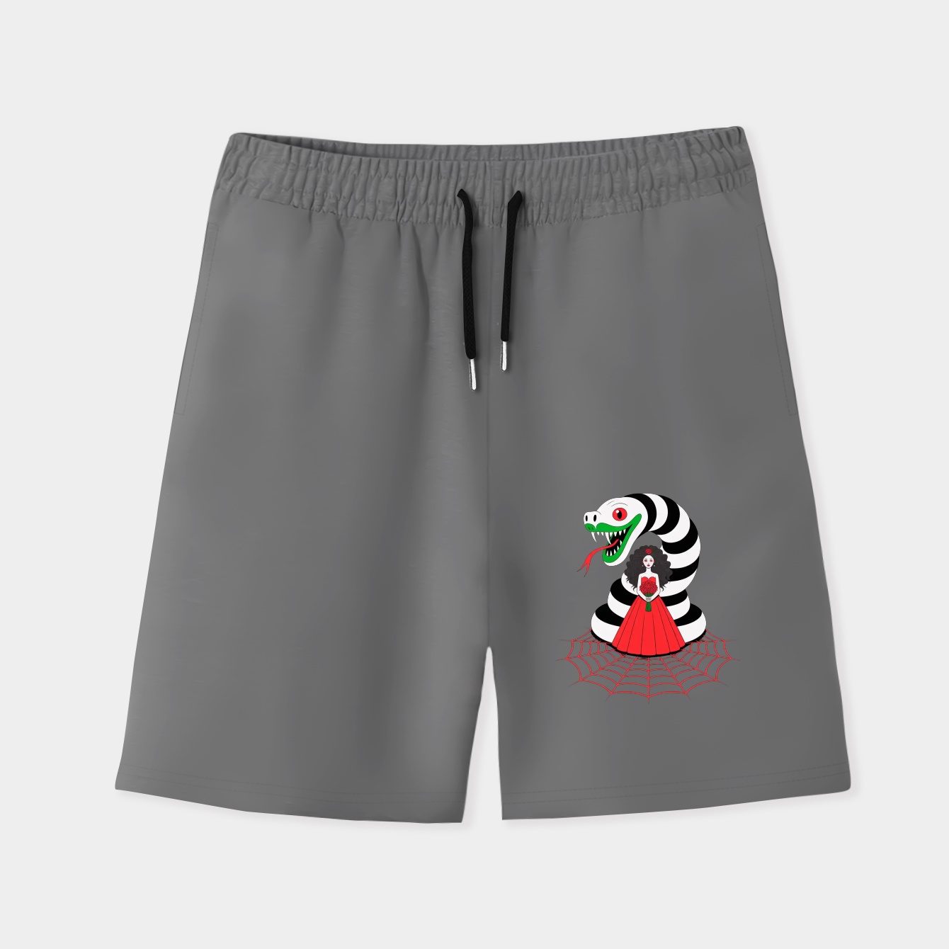 The Bride Lydia Deetz Men's Quick-Dry Athletic Shorts