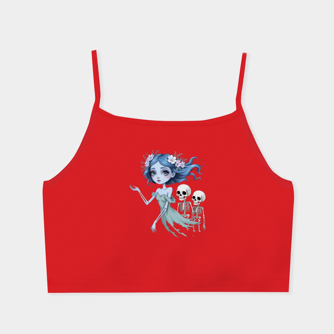 Corpse Bride Women's  Spaghetti Strap Tank Top