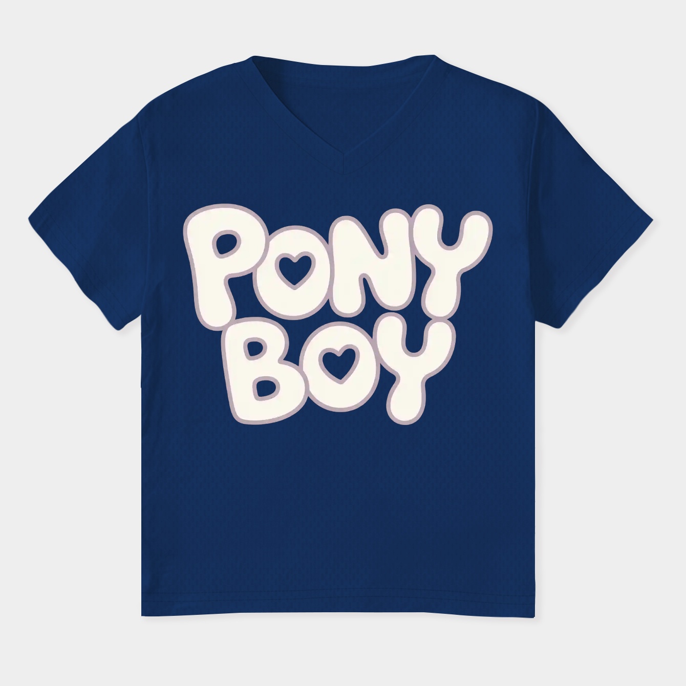 PONY BOY Women's Plus Size V-Neck T-Shirt