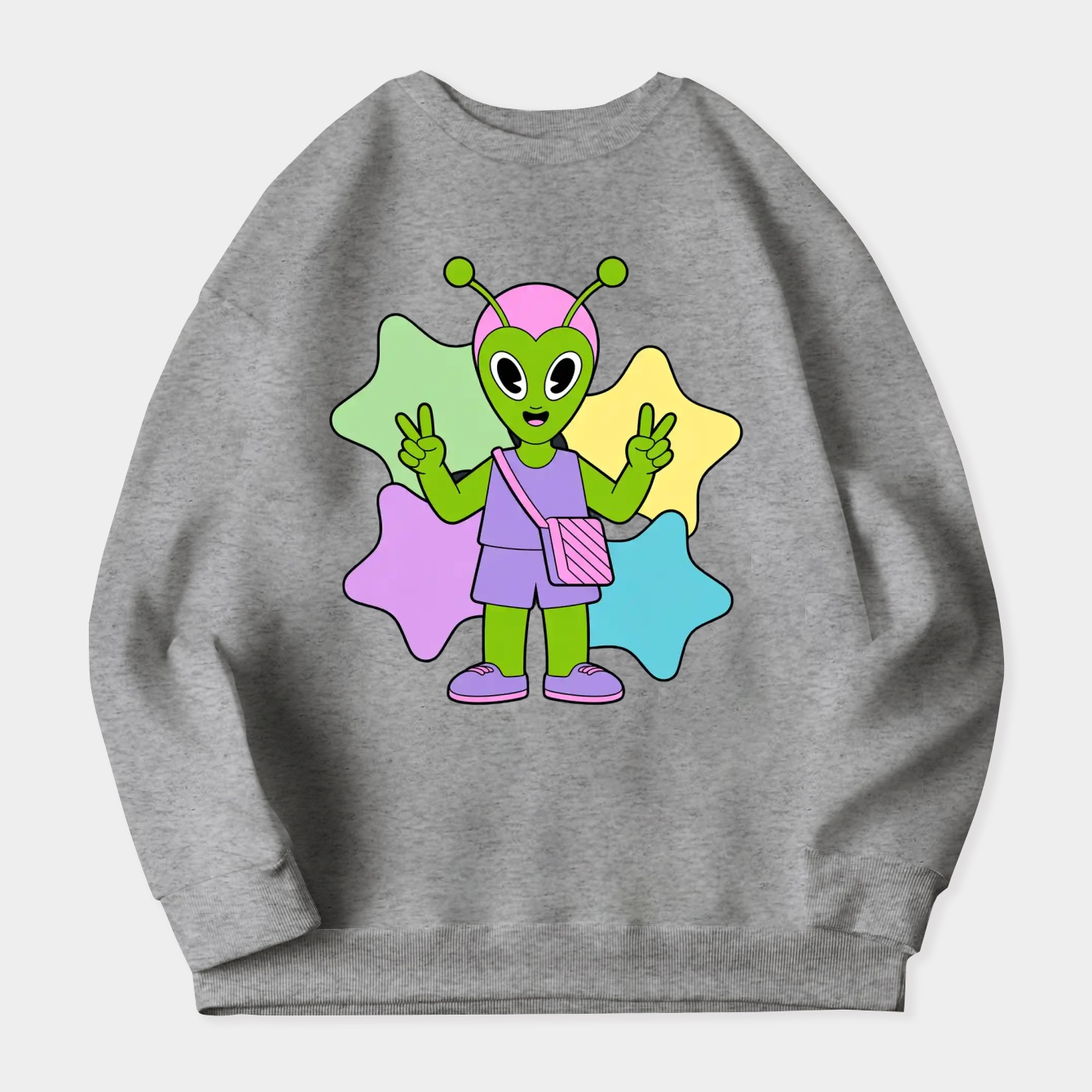 Splurmpy the Alien Women's Crewneck Sweatshirt