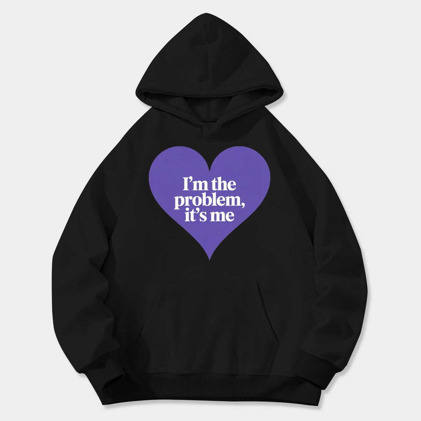 I’m the problem purple Women's Plus Size Hoodie