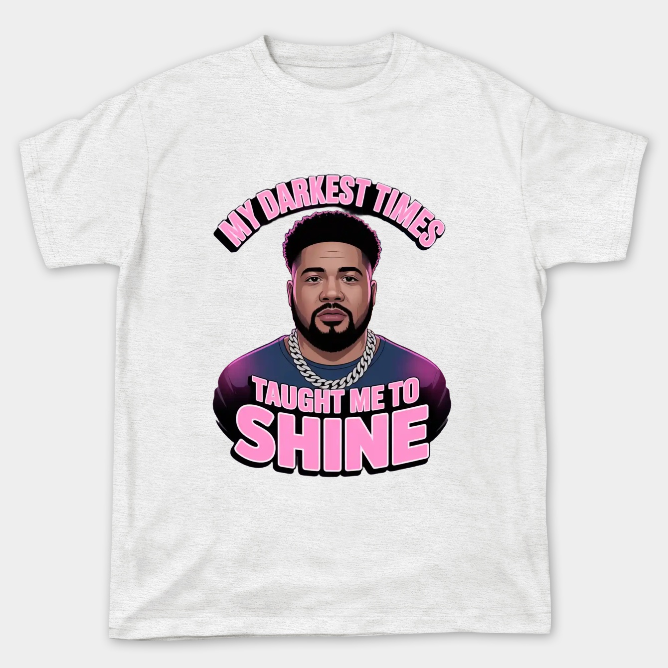 My Darkest Times Taught Me To Shine - Purple Blue