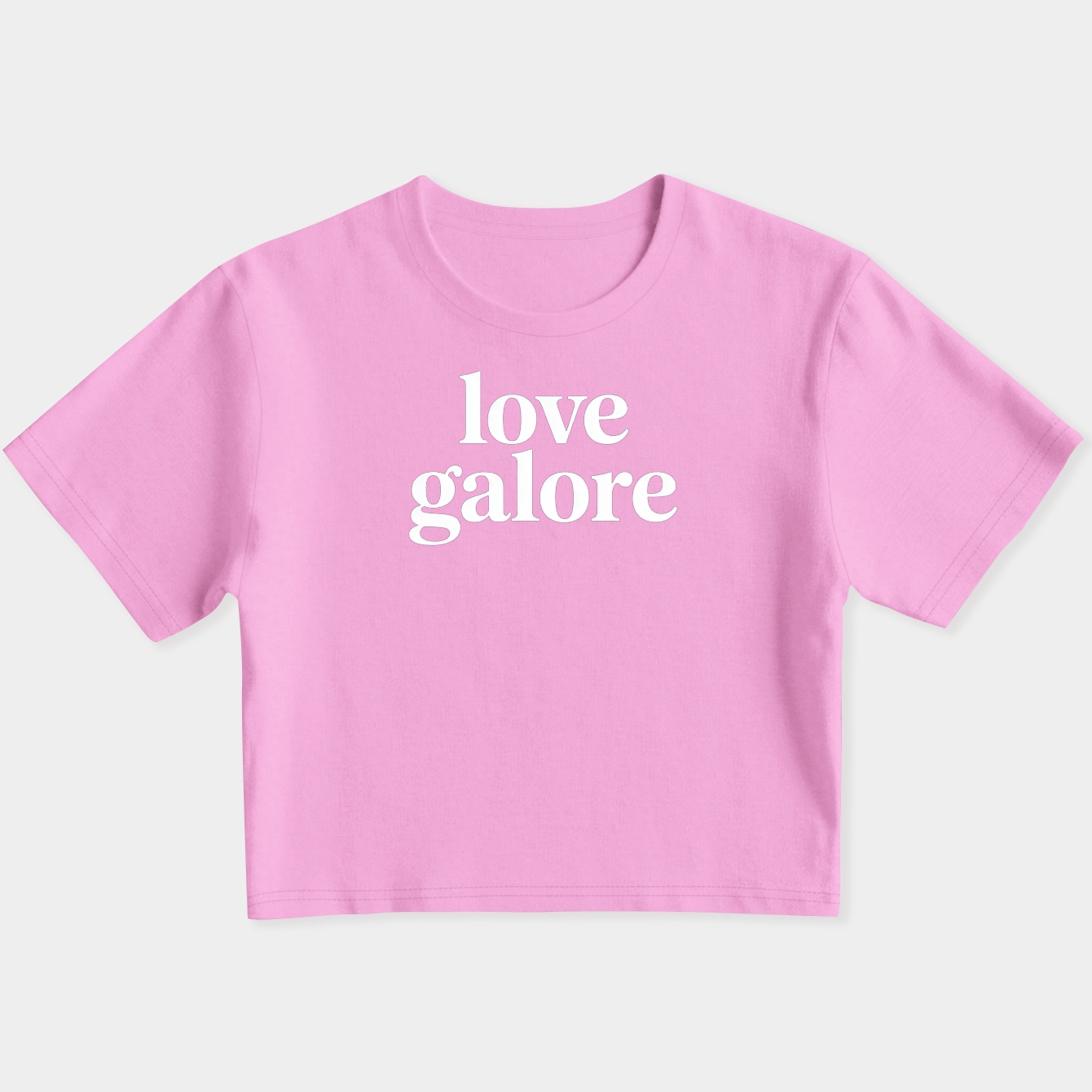 Love Galore Women's Slim Fit Baby Tee