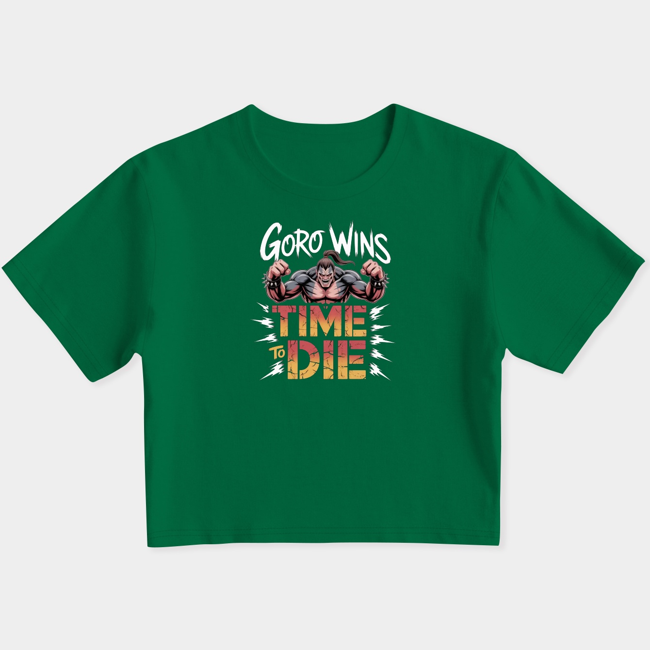 Goro Time To Die Women's Slim Fit Baby Tee