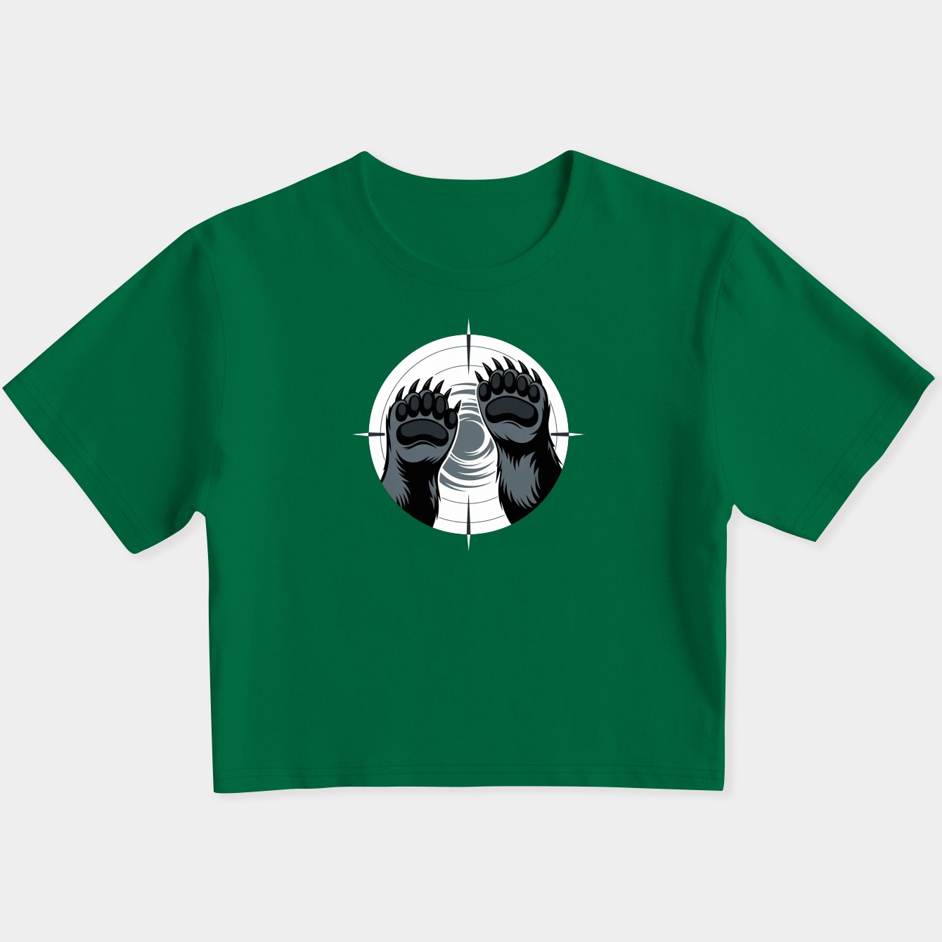 Kuma hands Women's Slim Fit Baby Tee