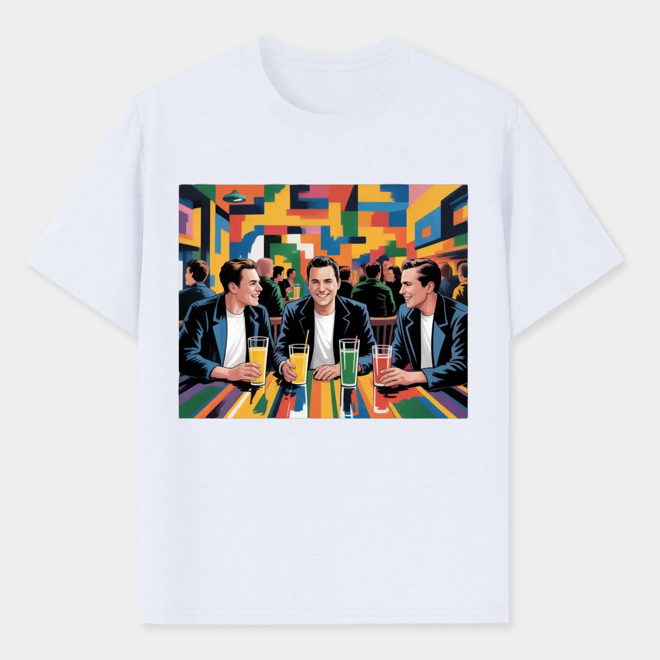 A Bar Scene Men's Performance Athletic T-Shirt