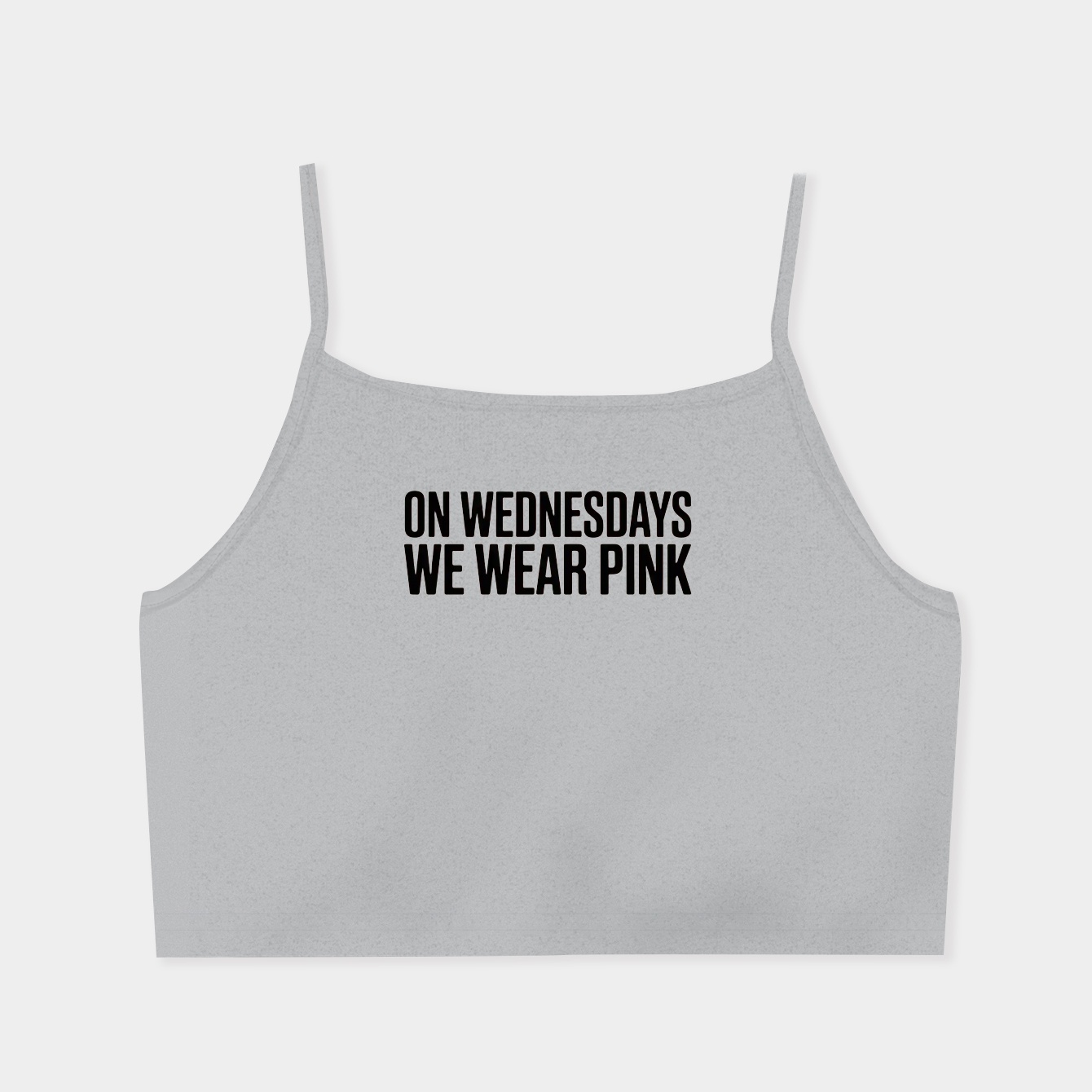 On Wednesdays We Wear Pink Women's  Spaghetti Strap Tank Top