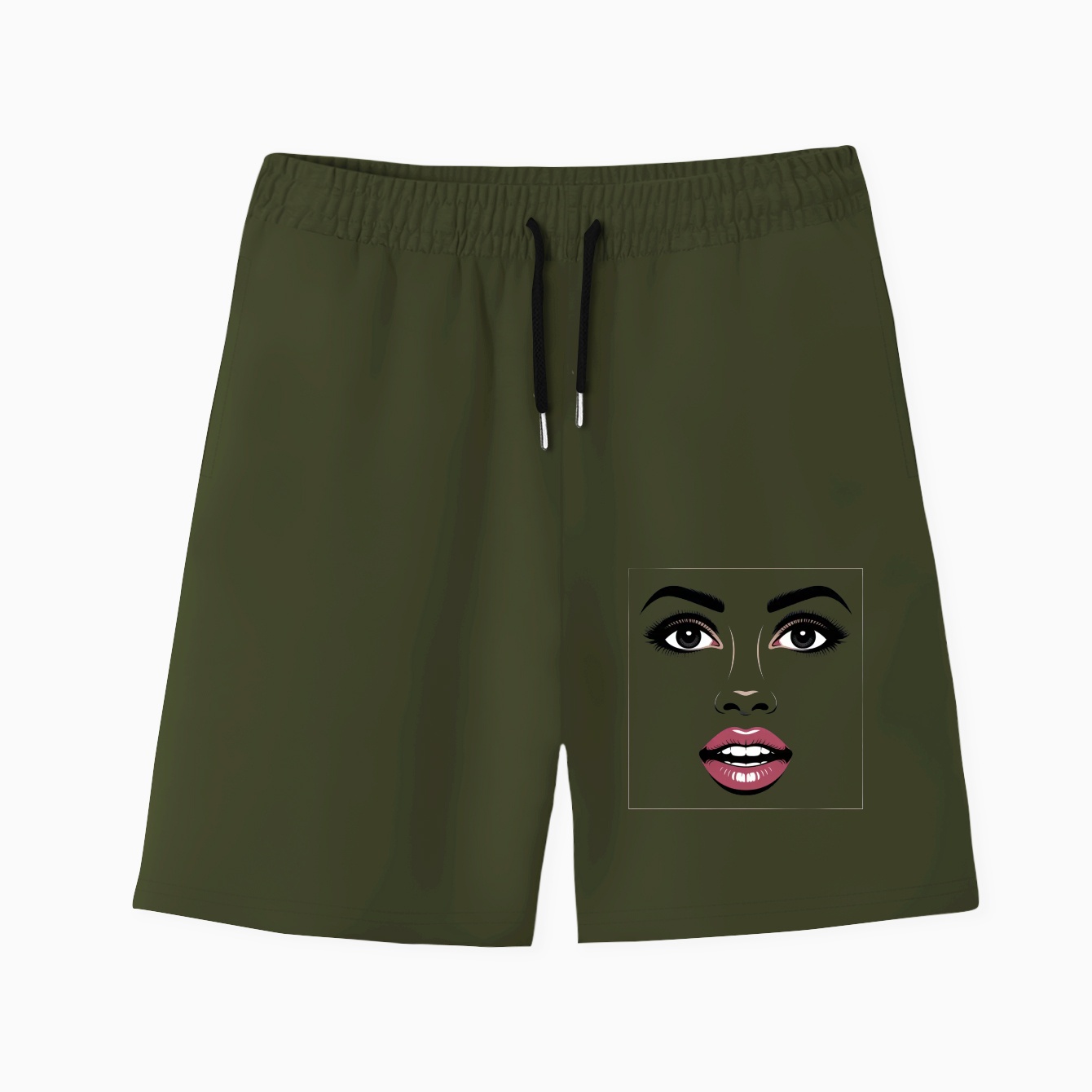 Lady Face Men's Quick-Dry Athletic Shorts