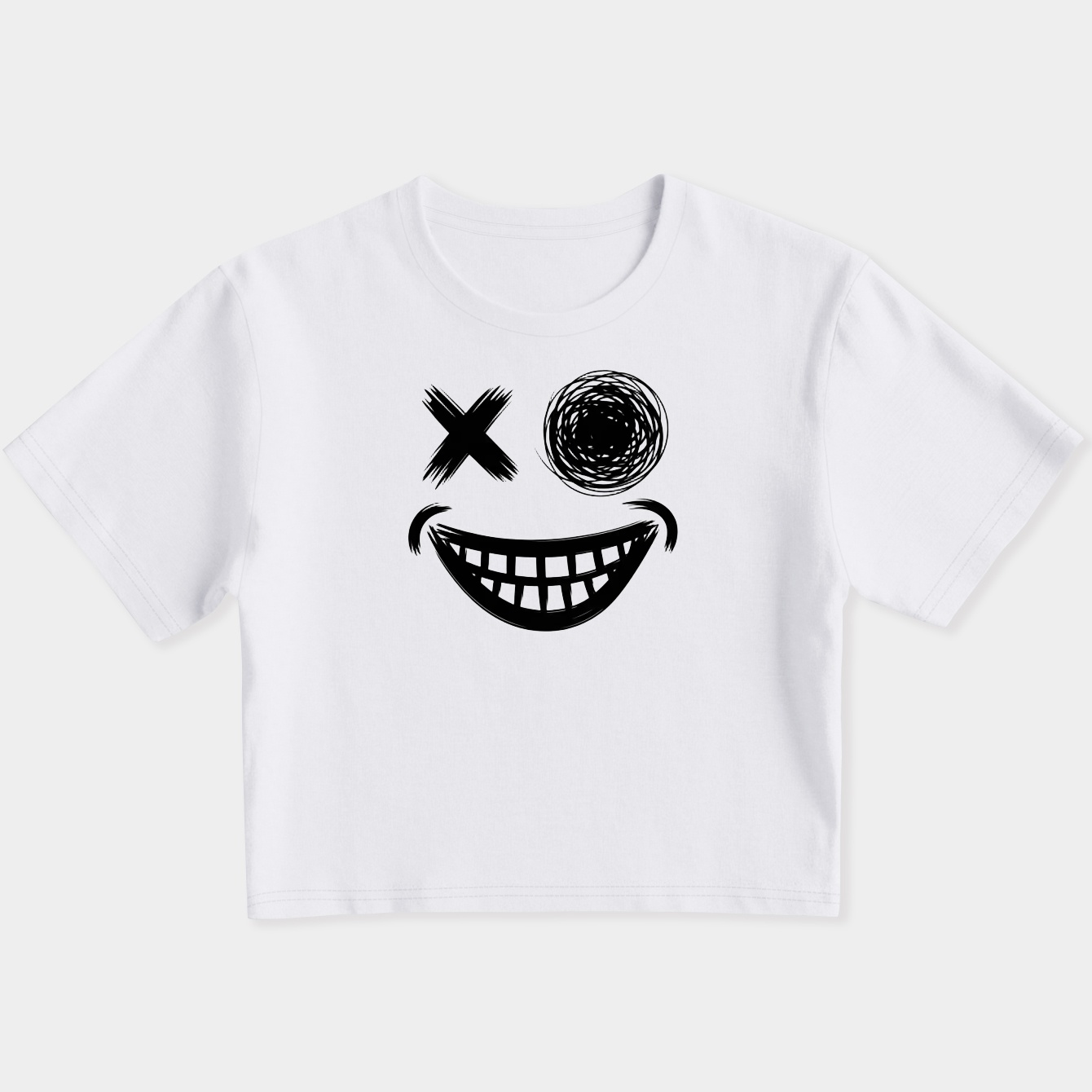 Smile Women's Slim Fit Baby Tee