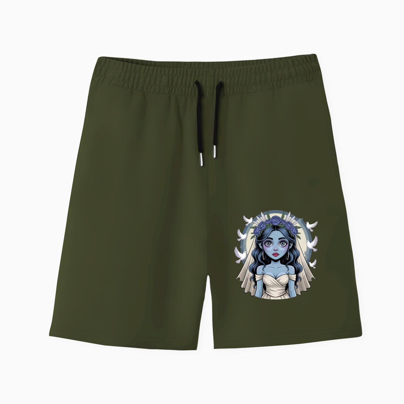 Corpse Bride Men's Quick-Dry Athletic Shorts