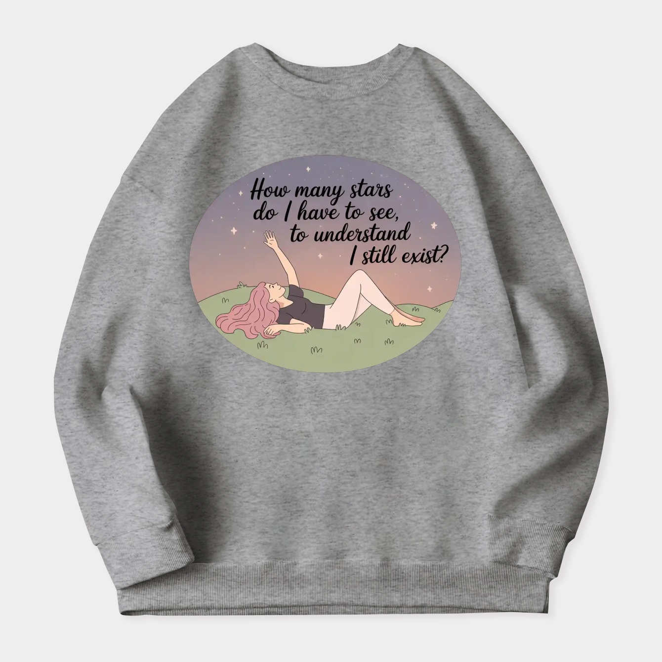Infinity Reaching for the Stars Women's Crewneck Sweatshirt