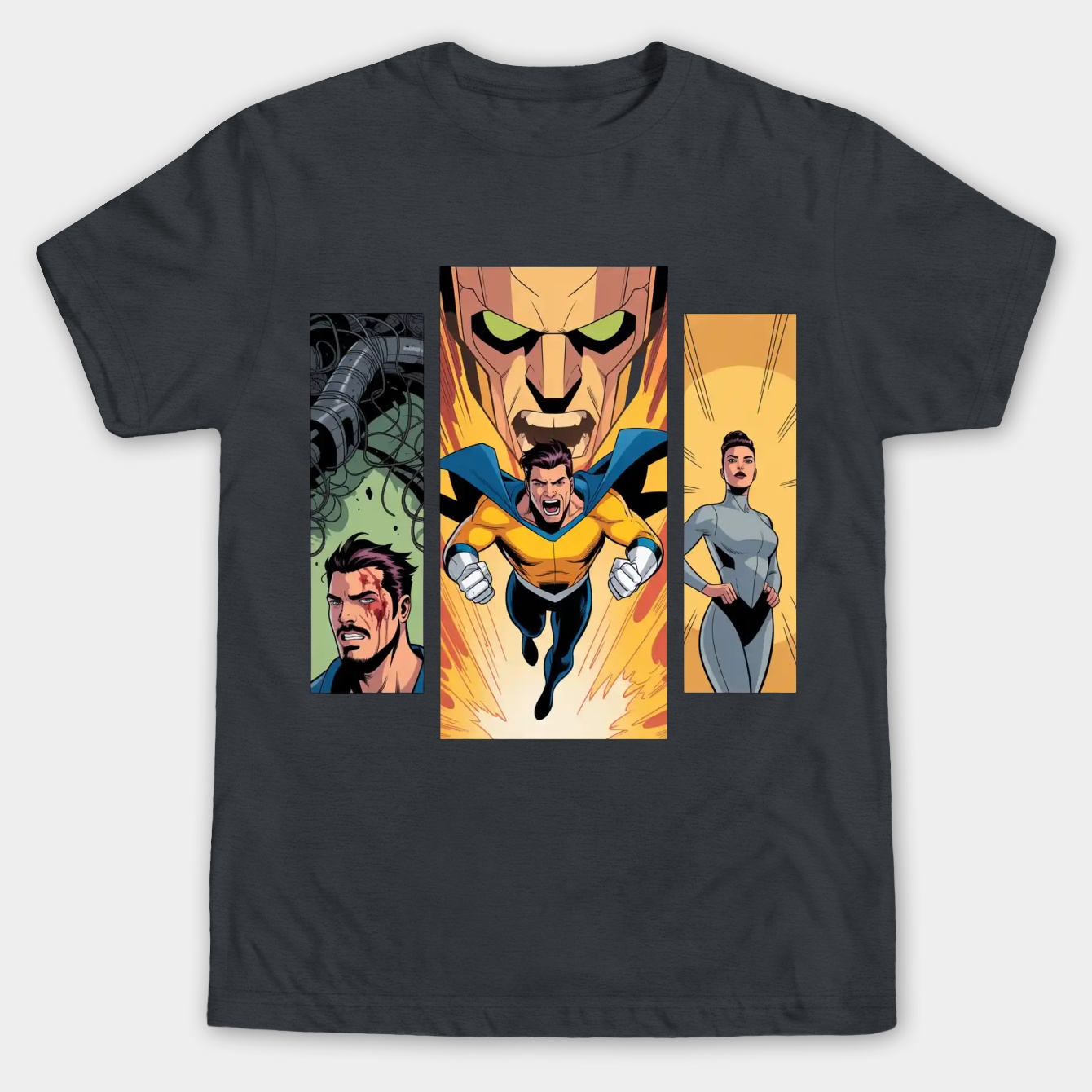 invincible poster Men's Big & Tall T-shirt