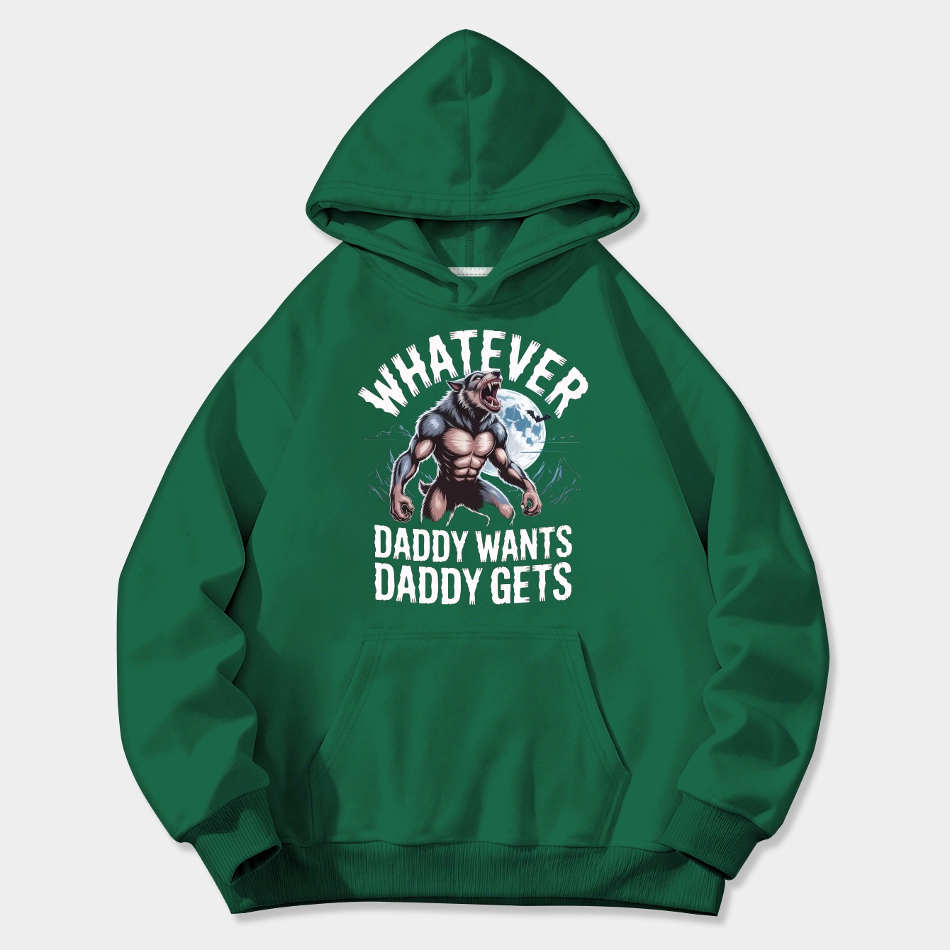 Funny Whatever Daddy Wants Daddy Gets Women's Plus Size Hoodie