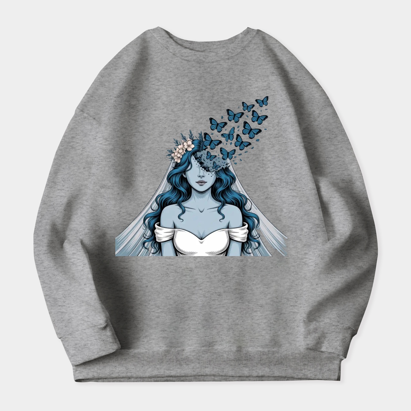 Flying Butterfly Women's Plus Size Sweatshirt