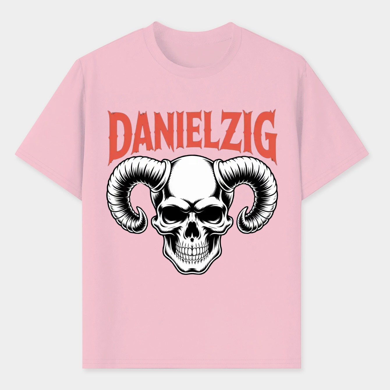 Danielzig Skull Horns Design Men's T-Shirt