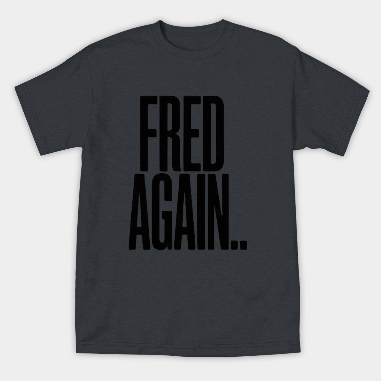 Fred again vertical text Women's Athletic Performance T-Shirt