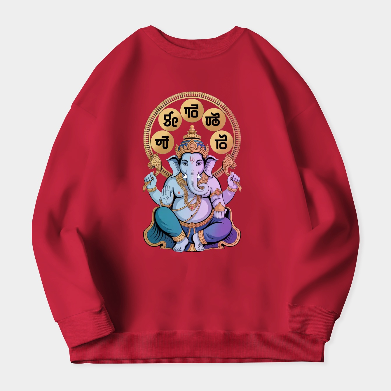 Ganesha Diamond Realm Women's Crewneck Sweatshirt