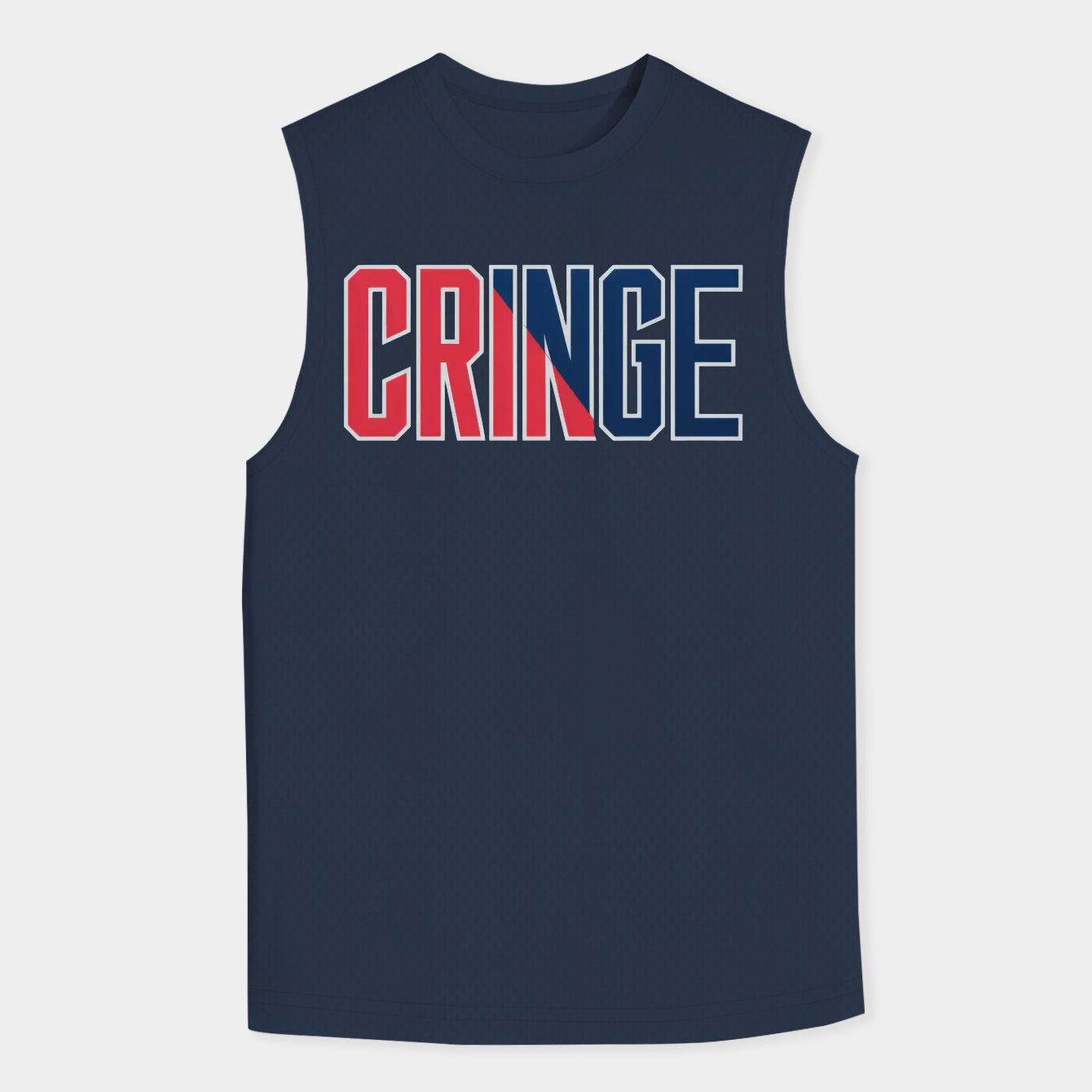 CRINGE Bold Split Logo Men's Tank Top