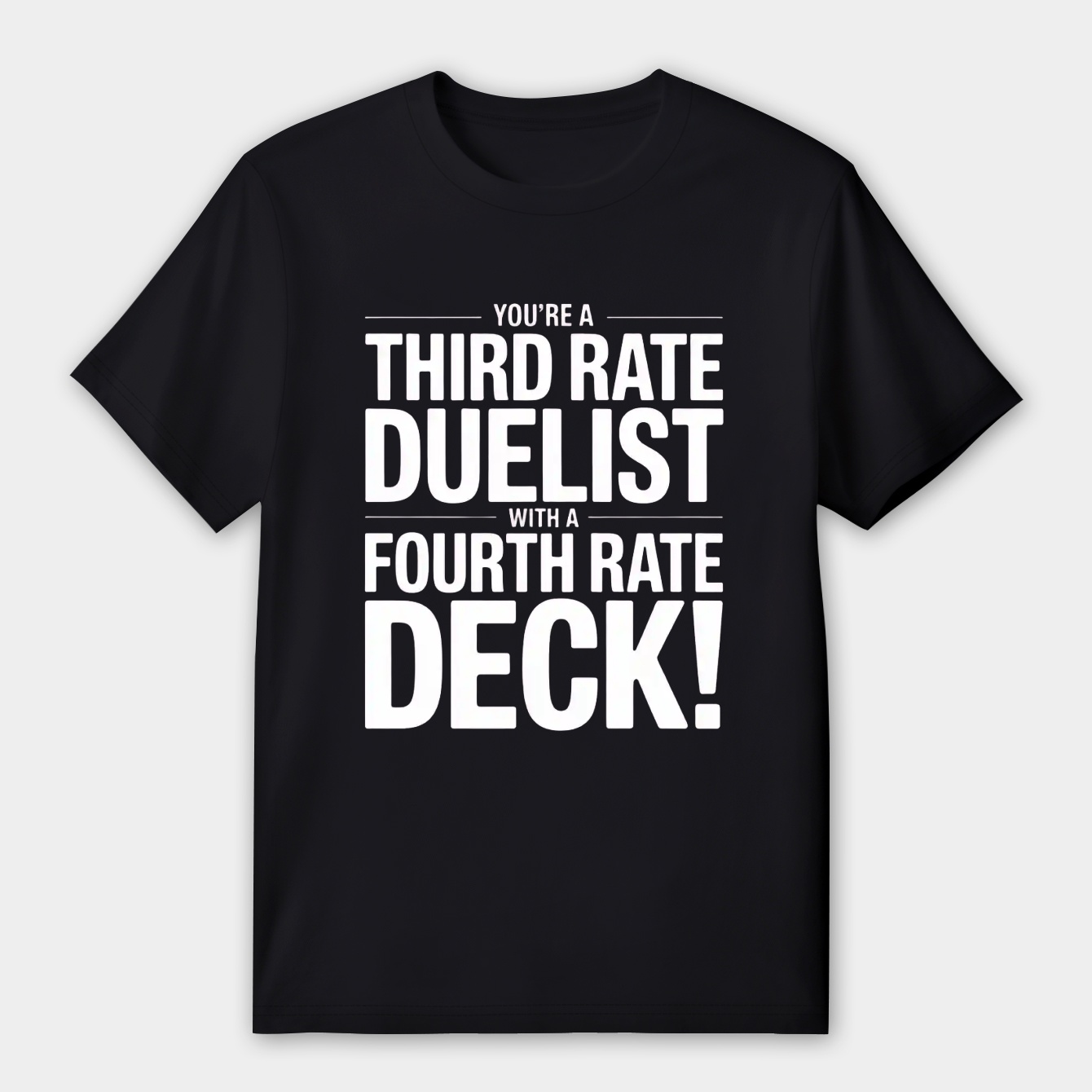 Third Rate Duelist Fourth Rate Deck Women's Premium Soft T-Shirt
