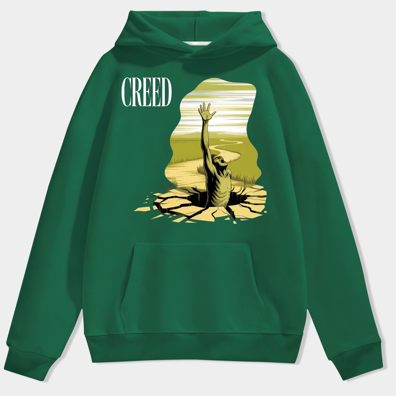 Creed Human Clay Men's Hoodie