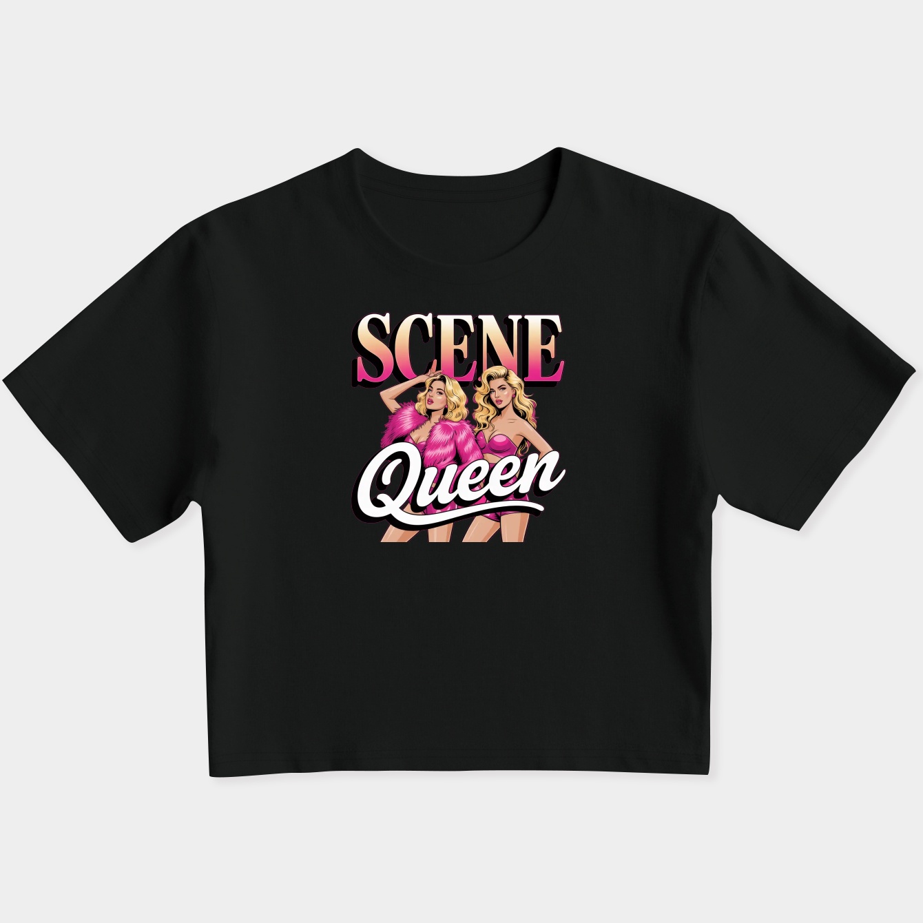 Scene Queen Women's Slim Fit Baby Tee