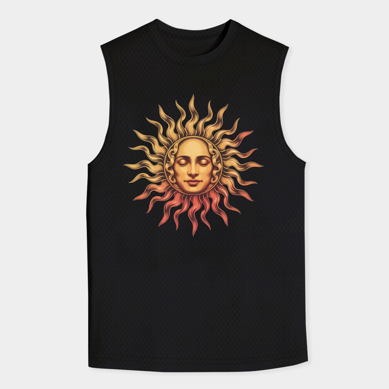 Sublime Radiant Sun Face Men's Big & Tall Tank Top
