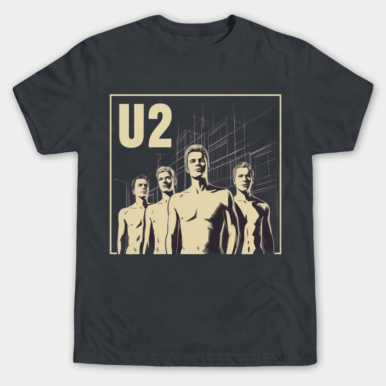 U2 Vintage Men's Big & Tall T-shirt